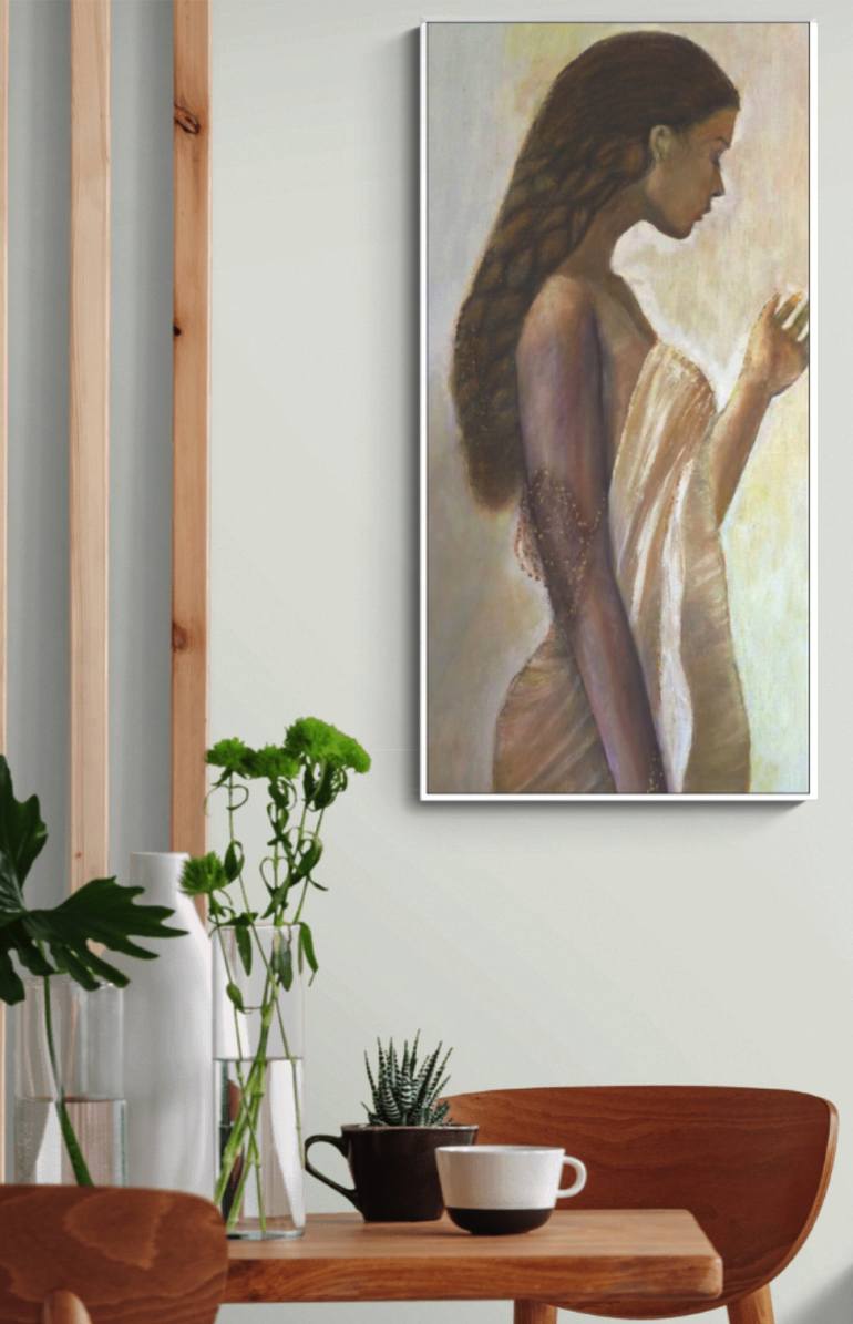 Original Figurative Portrait Painting by Andrea Barthelemy