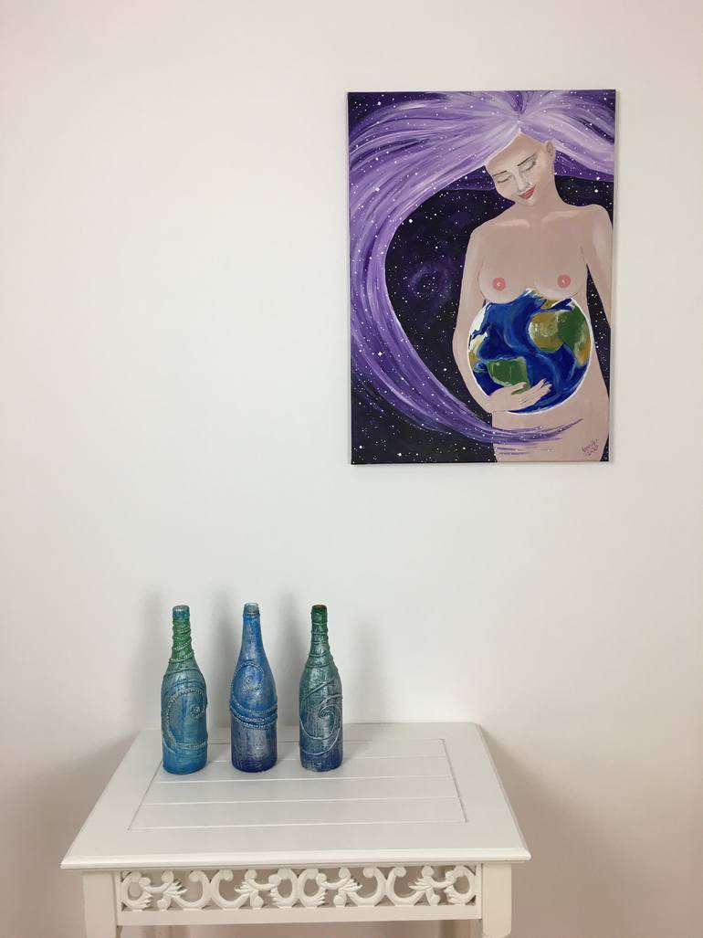 Original Contemporary Body Painting by Jennifer Dilfer