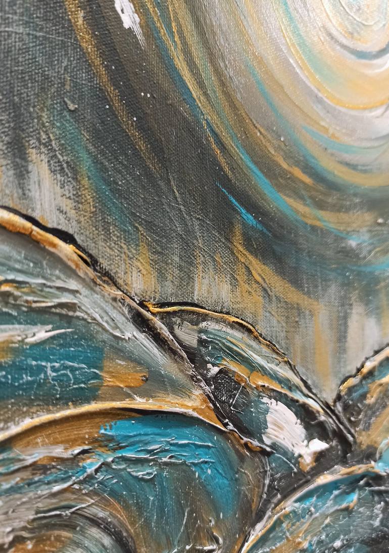 Original Conceptual Abstract Mixed Media by Uliana Saiapina