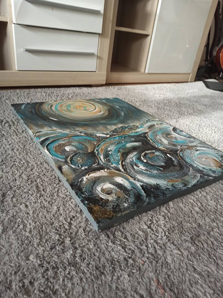 Original Conceptual Abstract Mixed Media by Uliana Saiapina
