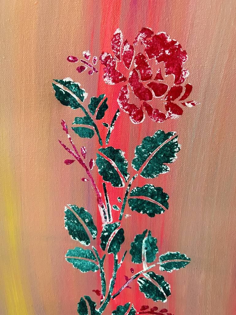 Original Fine Art Floral Painting by Shubneet Chetty