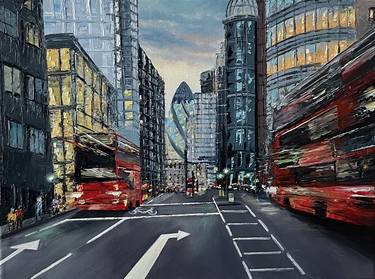 Original Realism Cities Paintings by SIMONA NEDEVA