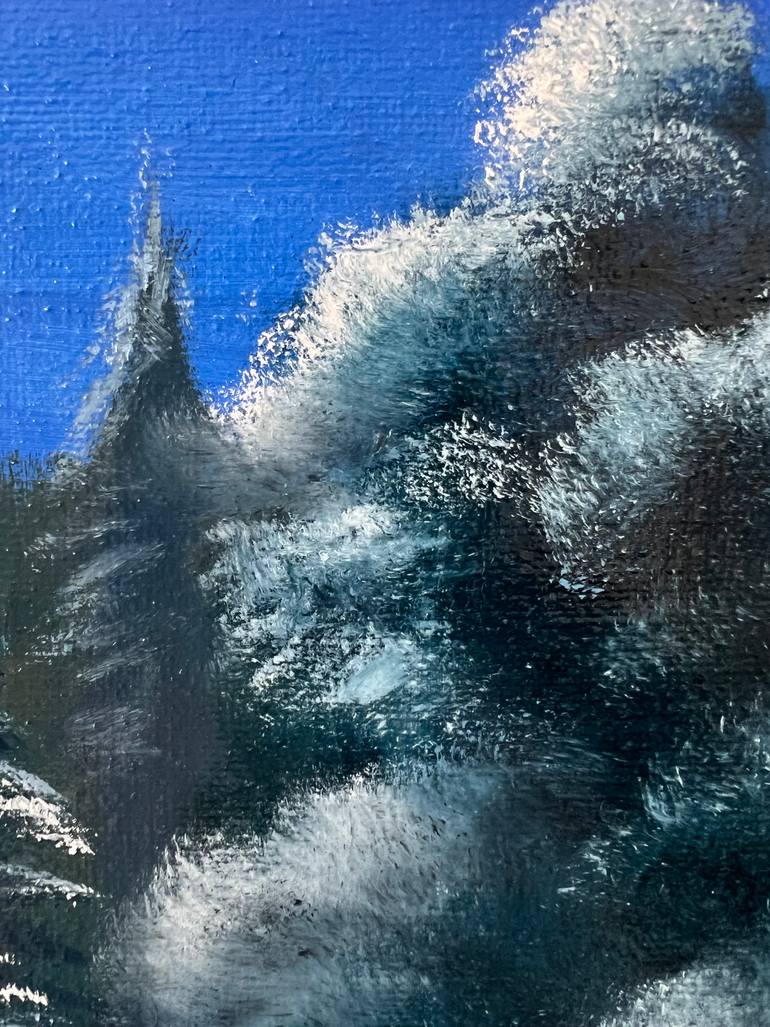 Original Expressionism Landscape Painting by Simona Nedeva