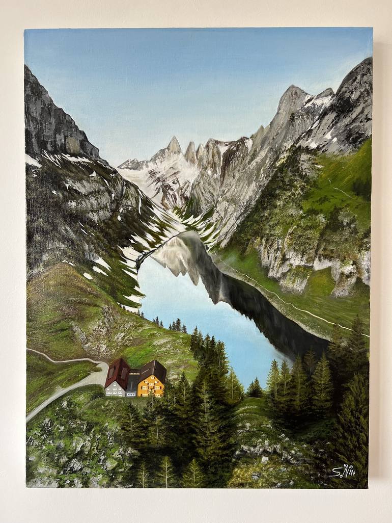 Original Landscape Painting by SIMONA NEDEVA