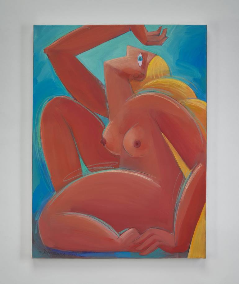 Original Nude Painting by Anastasia Tribambuka