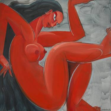 Original Expressionism Nude Paintings by Anastasia Tribambuka