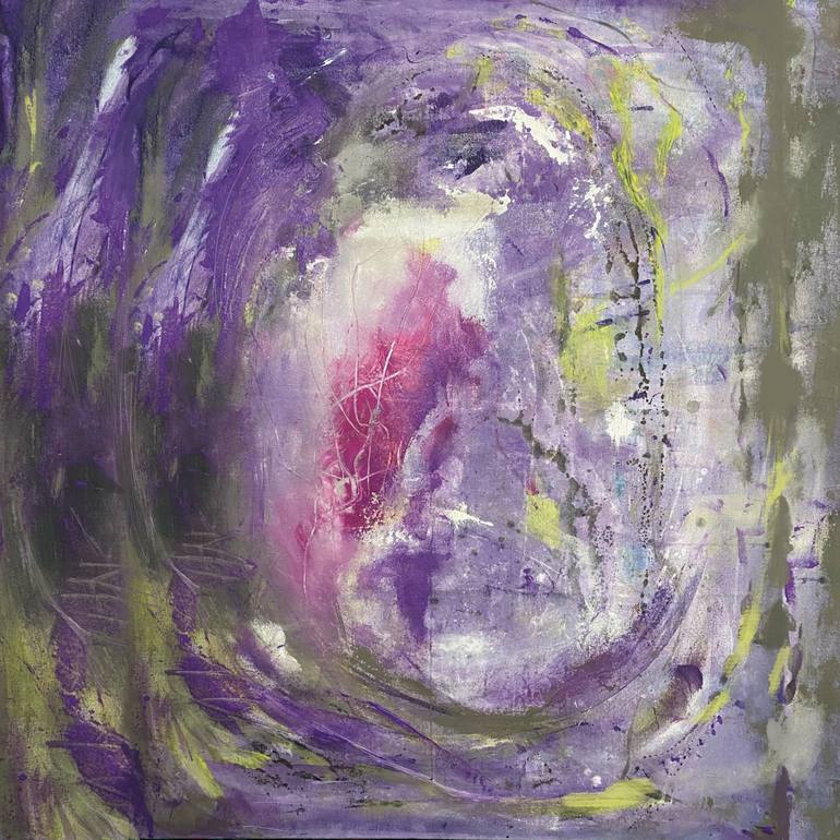 Original Abstract Expressionism Abstract Painting by Yule Price