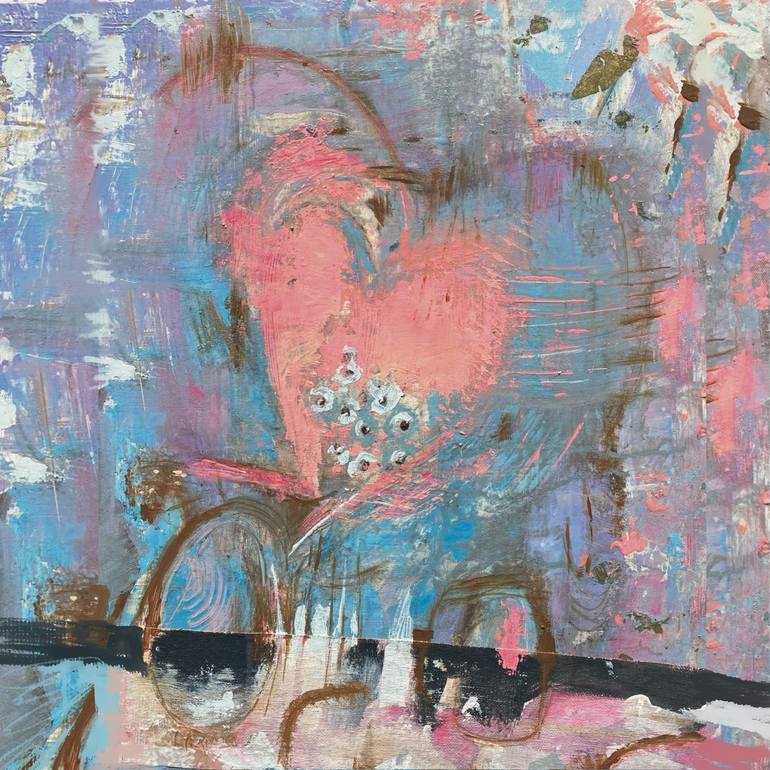 Original Abstract Love Painting by Yule Price