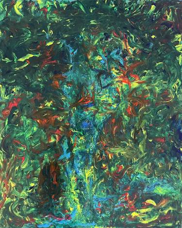 Original Abstract Expressionism Abstract Paintings by Nisbet Renuka Victor