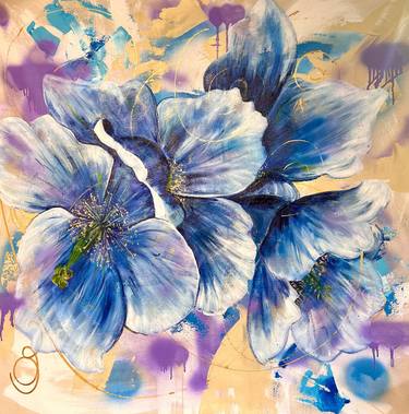 Print of Modern Floral Paintings by sharon seidl