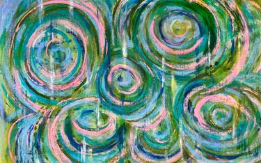 Original Abstract Expressionism Abstract Paintings by sharon seidl