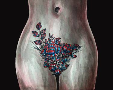 Print of Abstract Body Paintings by Maryna Davydava