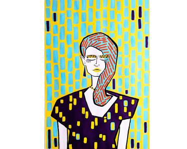 Pop girl yellow+blue thumb