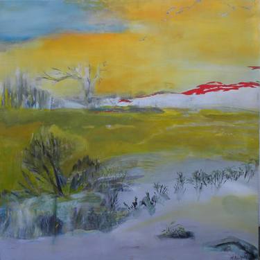 Original Abstract Landscape Paintings by Marjorie Aiolfi