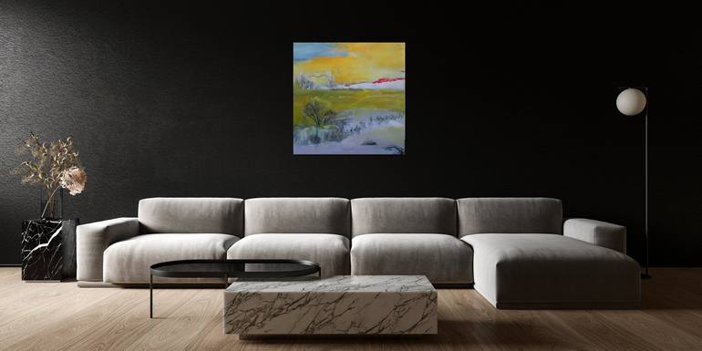 Original Abstract Landscape Painting by Marjorie Aiolfi