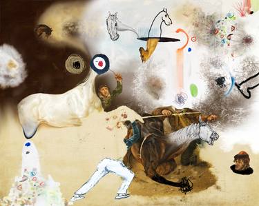 Unfinished Race of the Riderless Horses 1820 Finished 2022 thumb