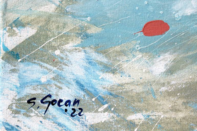 Original Abstract Expressionism Abstract Painting by Simona Gocan
