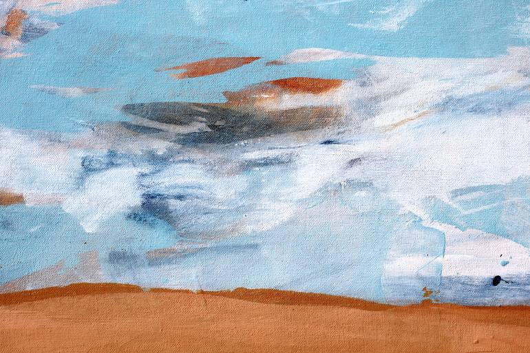 Original Abstract Seascape Painting by Simona Gocan