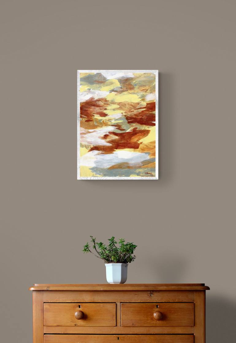 Original Abstract Landscape Painting by Simona Gocan