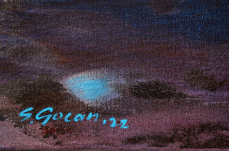 Original Abstract Expressionism Abstract Painting by Simona Gocan