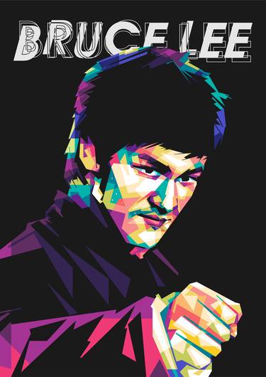 Bruce Lee pop art style thumb