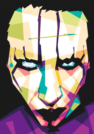 Marilyn Manson blues pop art thumb