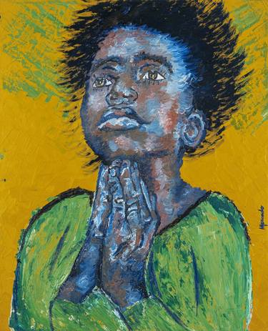 Original Pop Art Religion Paintings by maria esther panesso