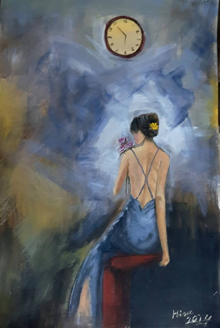 Original Figurative Women Painting by Hira Saleem