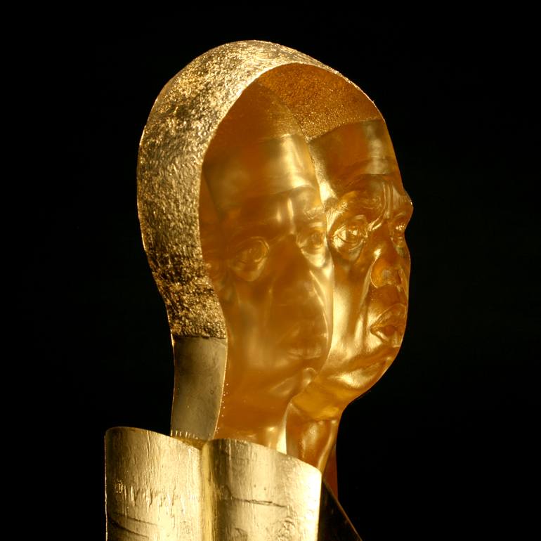 Original Conceptual Pop Culture/Celebrity Sculpture by Jeremy Leichman