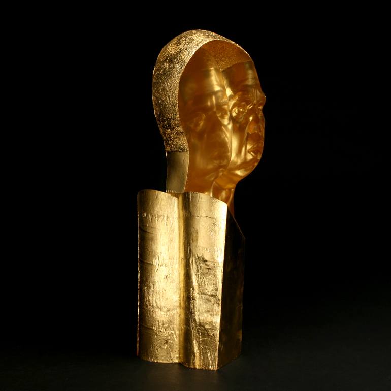 Original Conceptual Pop Culture/Celebrity Sculpture by Jeremy Leichman