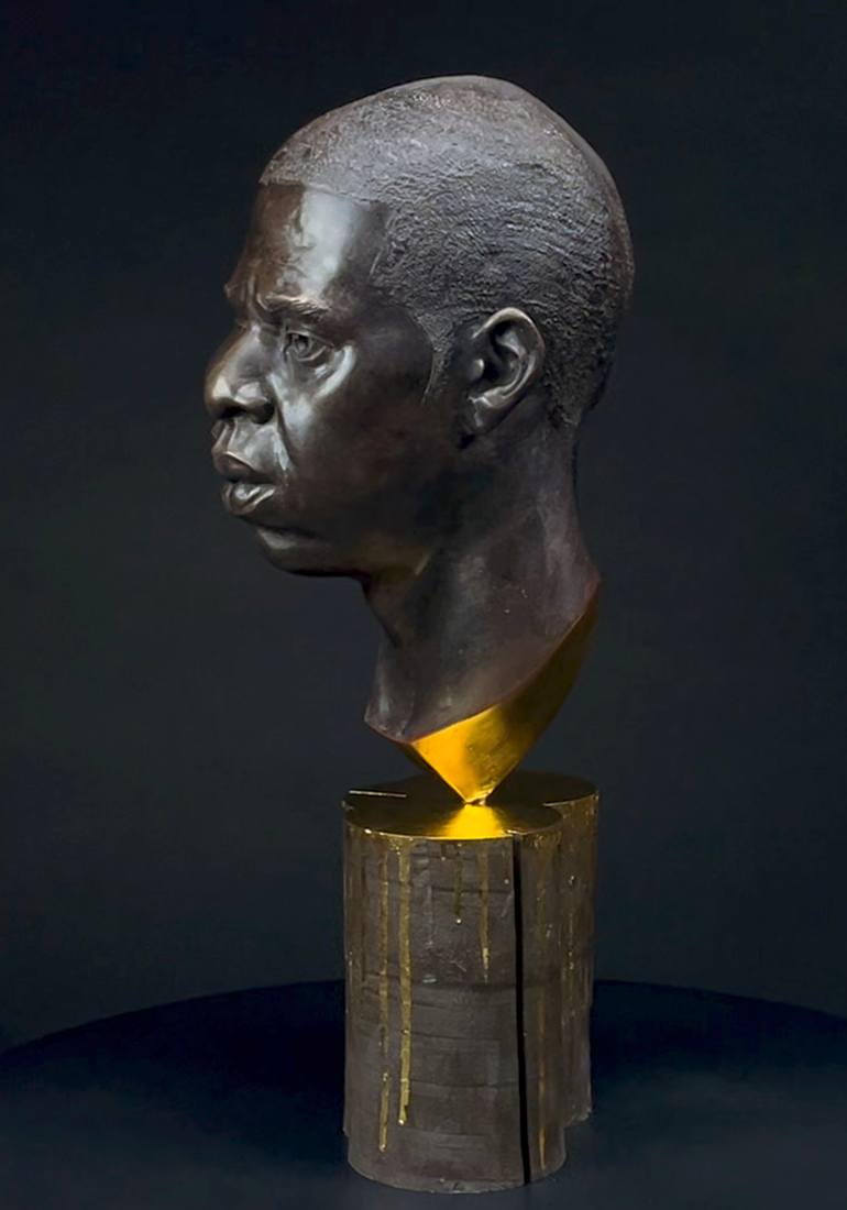 Original Conceptual Pop Culture/Celebrity Sculpture by Jeremy Leichman