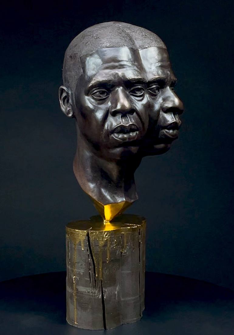 Original Conceptual Pop Culture/Celebrity Sculpture by Jeremy Leichman