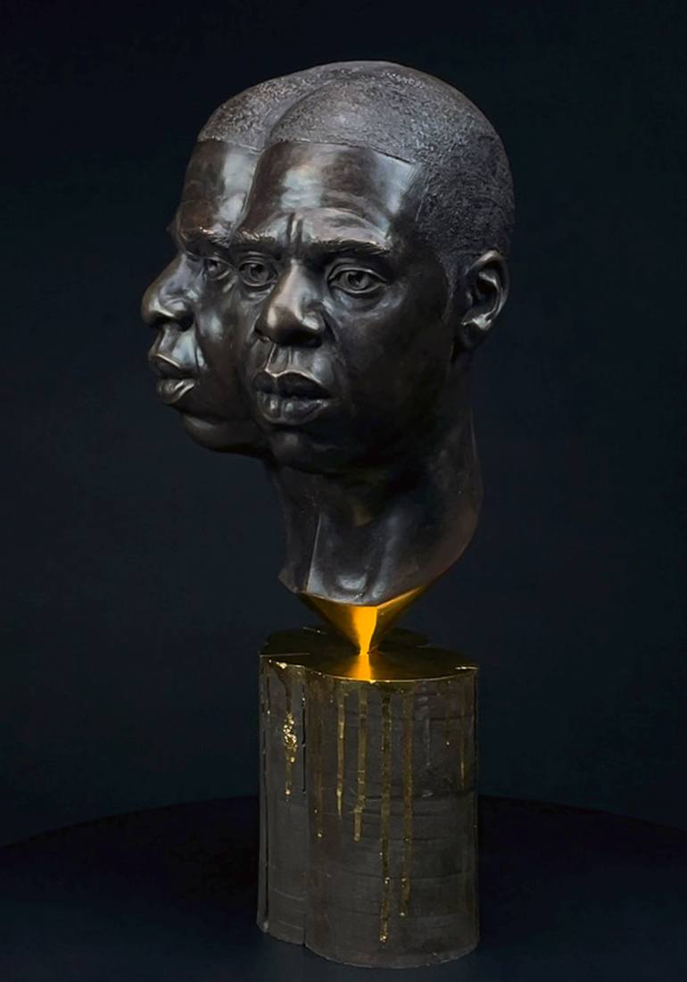 Original Conceptual Pop Culture/Celebrity Sculpture by Jeremy Leichman