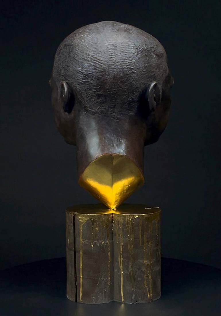 Original Conceptual Pop Culture/Celebrity Sculpture by Jeremy Leichman