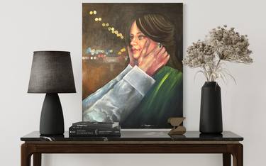 Original Portraiture Love Paintings by Urwa Ifzal