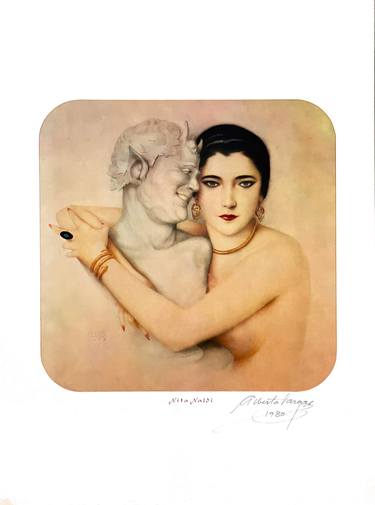 Nita Naldi, full signature print, Alberto Vargas thumb