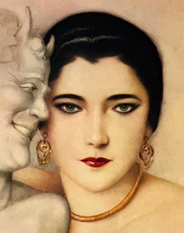Original Art Deco Pop Culture/Celebrity Printmaking by The Highlands Art Collective