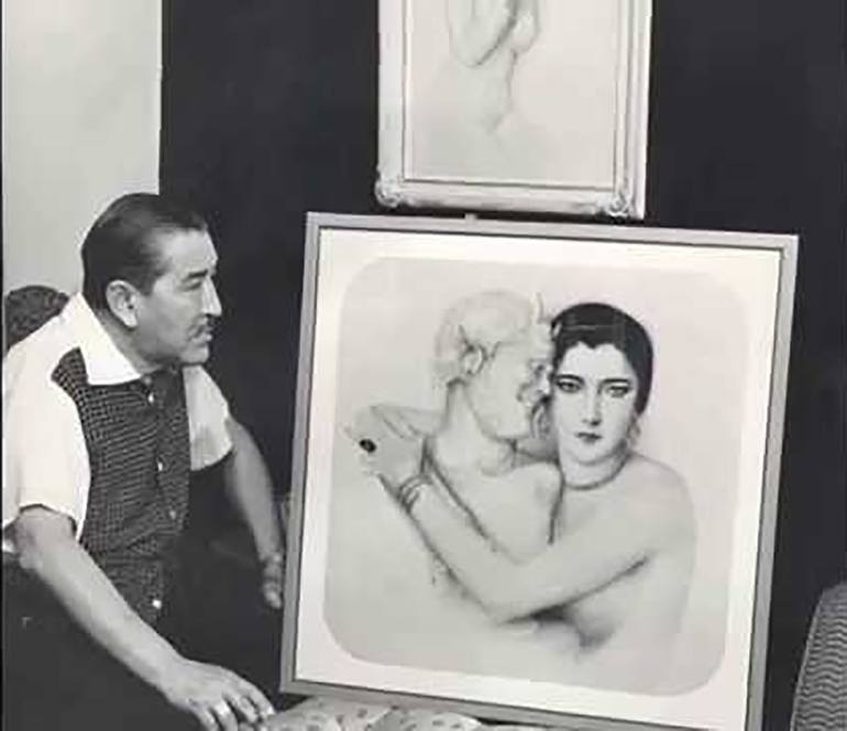 Original Art Deco Pop Culture/Celebrity Printmaking by The Highlands Art Collective