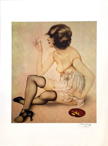 Original Art Deco Women Printmaking by The Highlands Art Collective