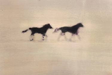 Original Impressionism Horse Paintings by The Highlands Art Collective