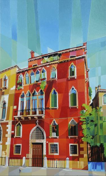 Print of Figurative Architecture Paintings by Thomas Losfeld