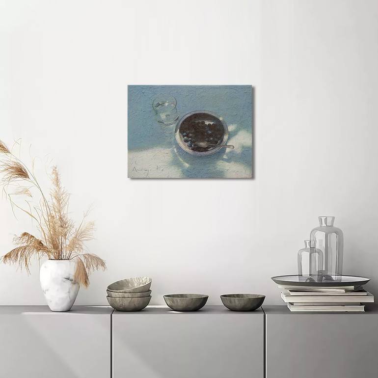 Original Abstract Still Life Painting by Andrejs Ko