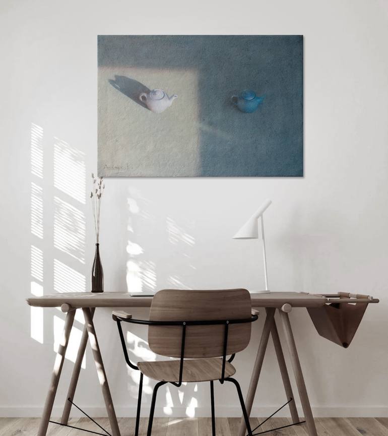 Original Minimalism Still Life Painting by Andrejs Ko