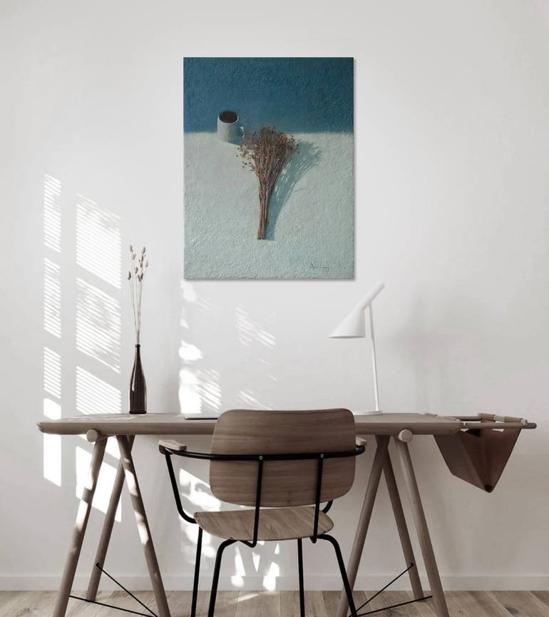 Original Abstract Still Life Painting by Andrejs Ko