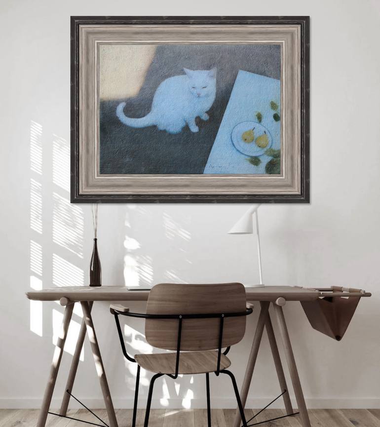 Original Minimalism Animal Painting by Andrejs Ko