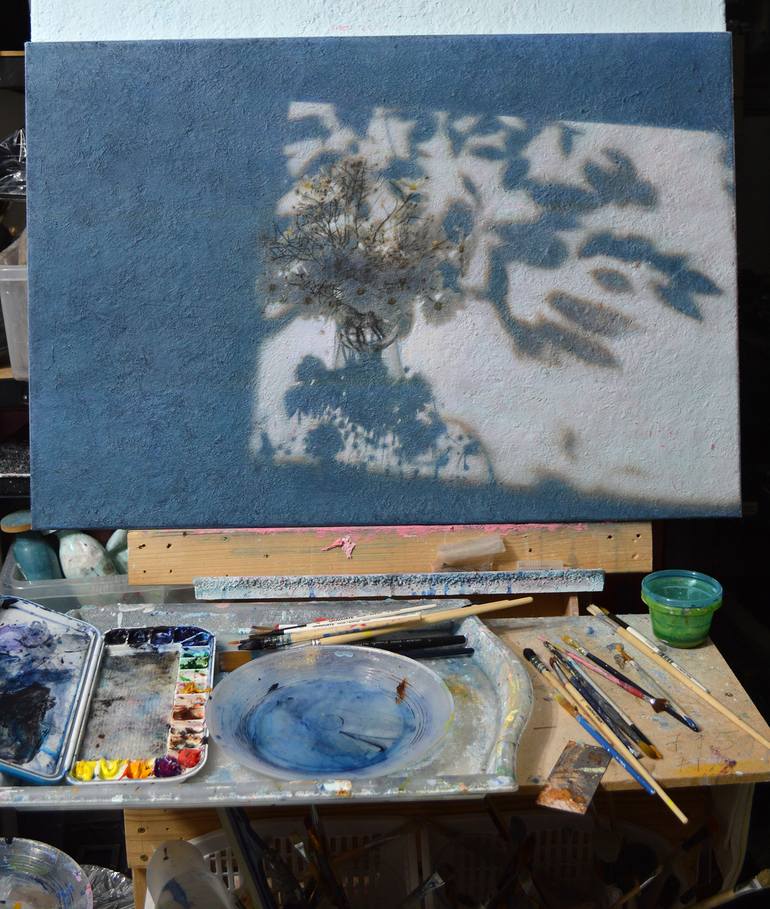 Original Minimalism Still Life Painting by Andrejs Ko