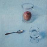 A Gloomy Morning with a Pomegranate in a Jar by Andrejs Ko