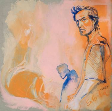 Original Modern Portrait Paintings by Sellvida - Silviya Georgieva