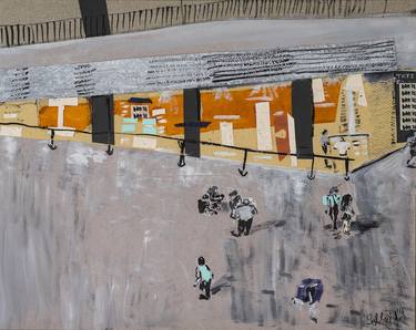 Original Abstract Architecture Collage by Sellvida - Silviya Georgieva