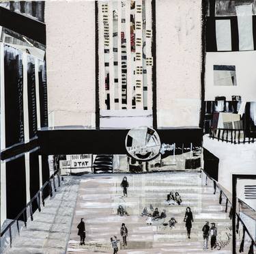 Original Abstract Architecture Collage by Sellvida - Silviya Georgieva